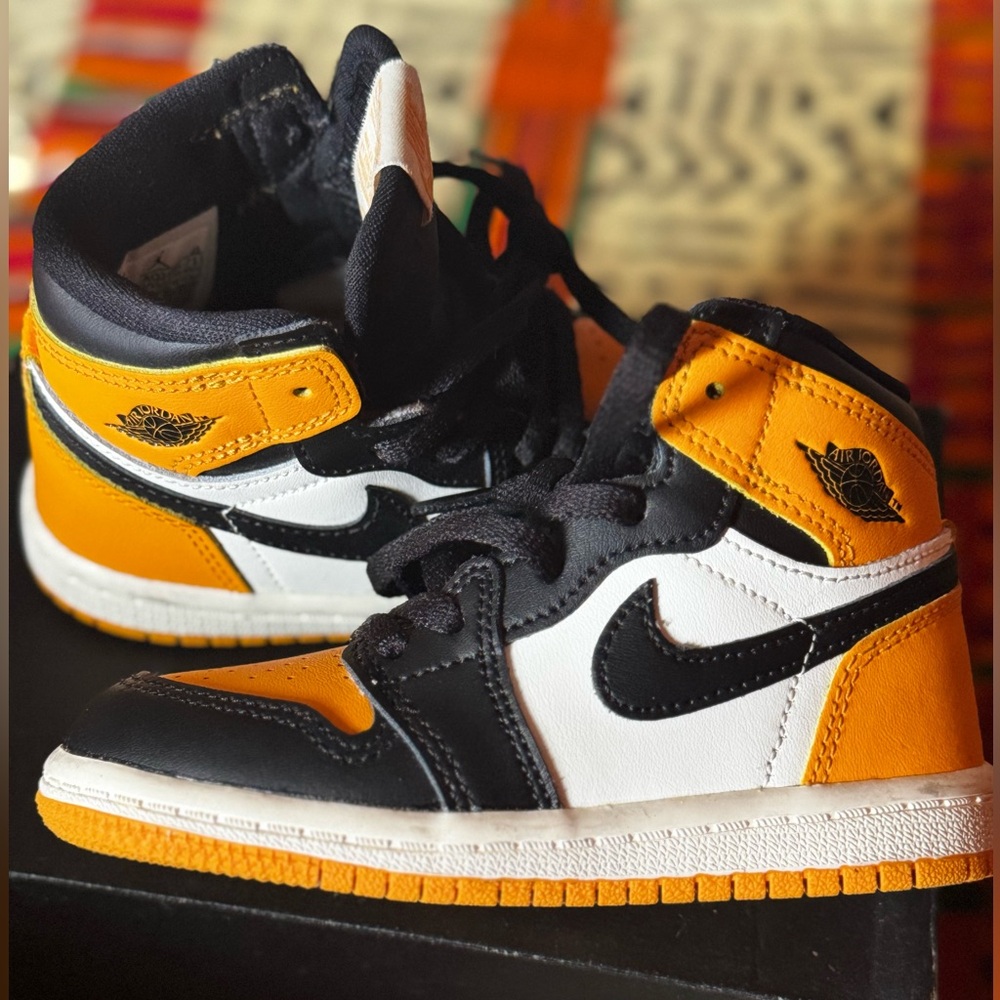 Nike Air Jordan Retro High Tops - Black, White, Yellow